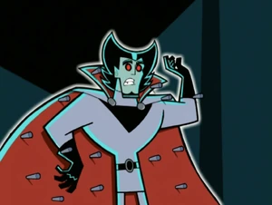 Valerie nails Vlad into the wall