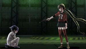 Maki Shooting Kokichi