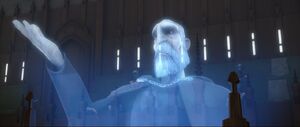 Dooku asked the Parliament if any senators opposed the talks.