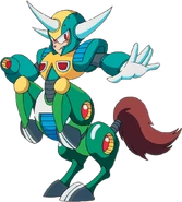 Centaur Man's artwork of Mega Man 6.