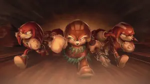 Pachacamac with his tribe in Sonic Frontiers Prologue: Divergence.