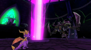 Gaul faces Spyro.
