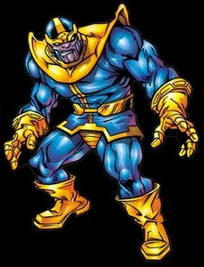 Thanos' appearance.