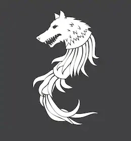 Dacic Wolf, a creature with the body of a dragon and the head of a wolf