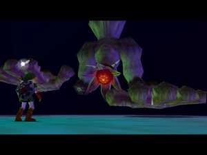 Bongo Bongo affronta Link.