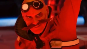 "Oh, right. You did." Dr. Eggman about to kill his grandfather