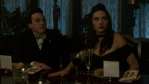 Sofia and Oswald's faces after being forced by Pyg to open envelopes.