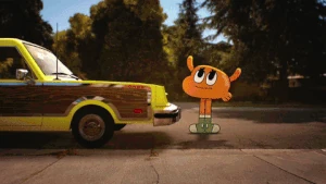 Ocho killing Darwin in "The Phone"