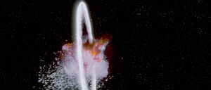 Tarkin's well-deserved death as the Death Star is destroyed, avenging Alderaan's destruction for good.