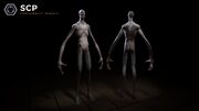 SCP-096's finished model for the game.