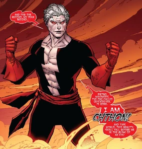 Quicksilver possessed by Chthon