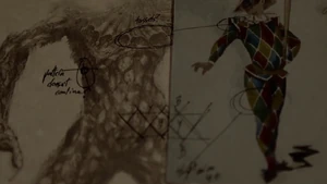 An drawing of how the Clöyne inspired the Clown