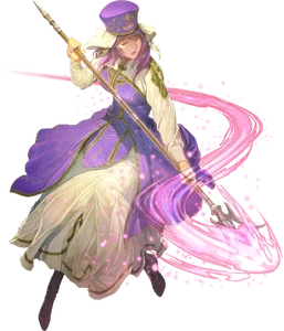 Eremiya's portrait when executing a Special attack in Fire Emblem Heroes.