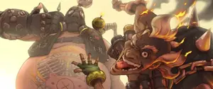 Junkrat with Roadhog.