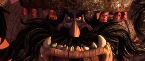Chakal's evil grin.