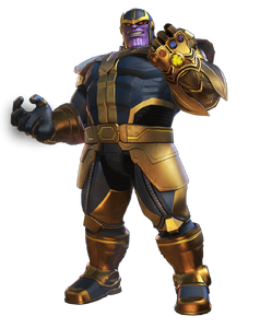 Thanos in Marvel Ultimate Alliance 3: The Black Order.