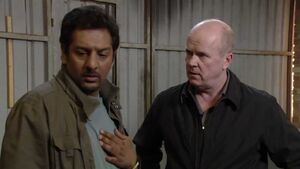 Phil Mitchell vs Masood Ahmed.