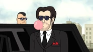 Rich Steve Blowing a Bubble.