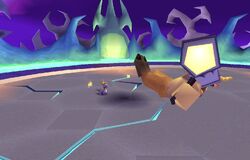 Spyro defeated Spike