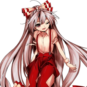 Mokou's portrait in Urban Legend in Limbo (same as in Antinomy of Common Flowers)