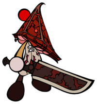 Pyramid Head Bomber in Super Bomberman R.