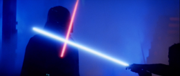 Vader taunted Skywalker, asserting that, while he had control of his fear, unleashing his anger was the only path to victory.