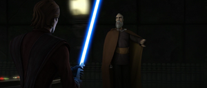 Dooku told him that the war was started there by the Sith.