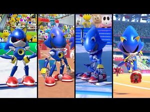 Evolution of Metal Sonic in Mario & Sonic (2009-2022)