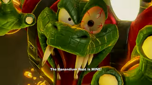 "The Banandium Root is MINE!" K. Rool's second villainous breakdown as he makes a mad dash for the Bandandium Root.