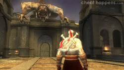 Kratos confronts Basilisk 2nd