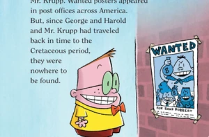 The Purple Potty People on a wanted poster.
