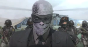 Skull Face without his hat.