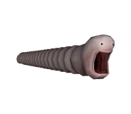 The Alaskan Bull Worm in Creature from the Krusty Krab.