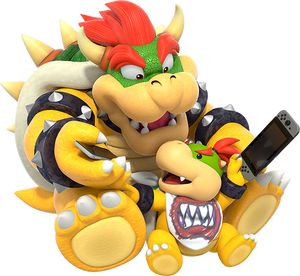 Bowser and Bowser Jr.