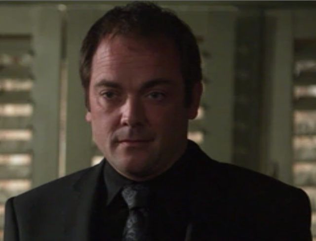 Crowley tells Rowena to leave Supernatural Inside Man