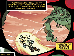 Devil Doom in the Sonic Universe Archie comic.