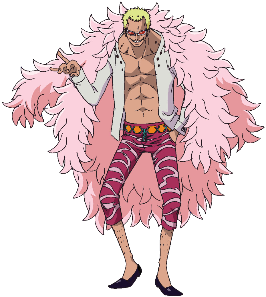 Limited Anime One Piece Donquixote Doflamingo Joker Sunglasses Men