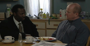 Phil Mitchell vs DS Burton.
