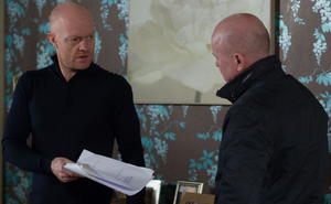 Phil Mitchell comes into conflict against his business rival Max Branning.