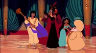 Jafar getting his staff taken by Prince Ali.