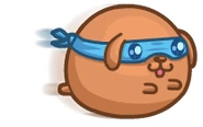 Bacon Dog's Super Friend persona in Sushi Catapult
