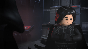 Kylo is sad that he broke his mask - The LEGO Star Wars Holiday Special