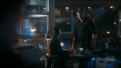 Pierce asking Chloe out on a date.