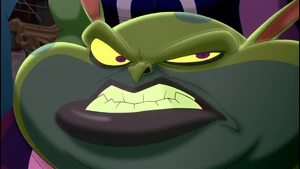 Mr. Swackhammer's evil stare.