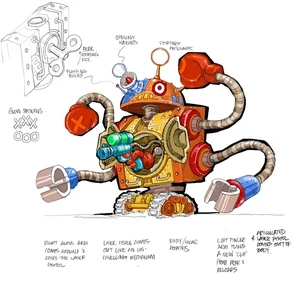 Toy Robotus concept art