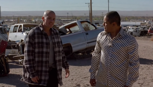 No-Doze interupts Tuco during the latter's conversation with Walter and Jesse.
