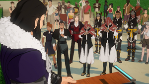 The Albain brothers attended Ghira's speech.