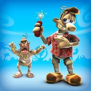 Woody and Rottweiler