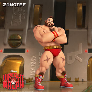 My first creation and I'm happy how it turned out! Zangief from Street  Fighter. : r/WWEGames