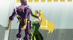 The Enchantress about to kill Baron Zemo.